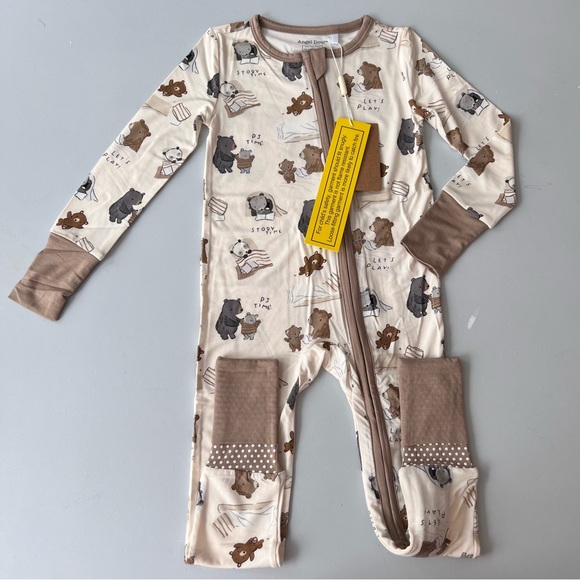 Angel Dear Deep Sea Fishing Blue 2 Way Zipper Romper main image 1